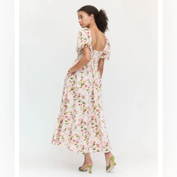 Hill House Matilda dress pink bluebonnet size M - Picture 4 of 13